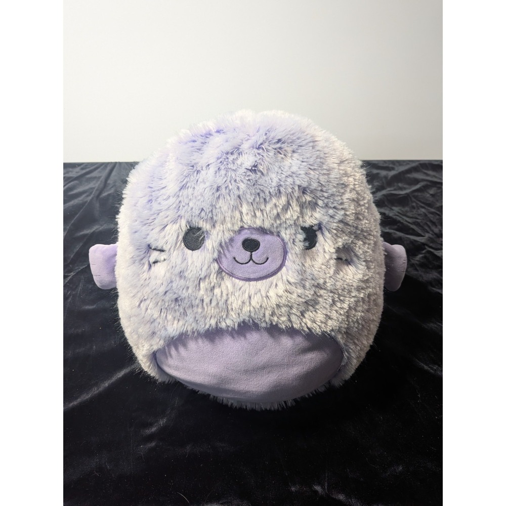 Squishmallows Ellen The Seal Purple Fuzzy Plush Stuffed Animal Kellytoy‎ 12"